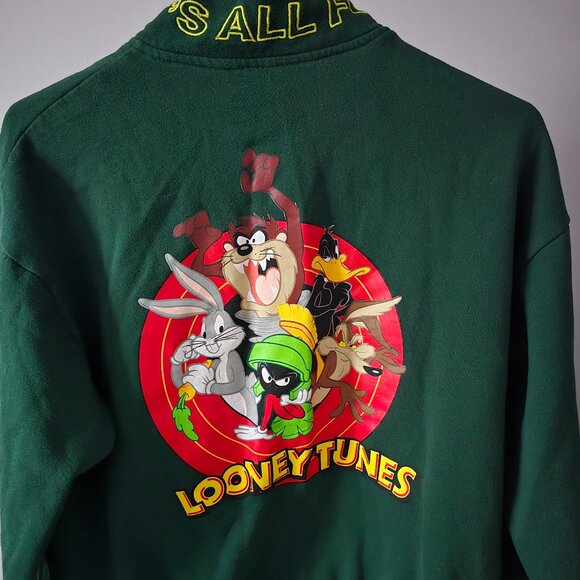 LOONEY TUNES WOMENS HALF ZIP SWEATSHIRT - Picture 2 of 3